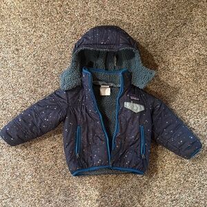 Patagonia Kids Puffer Jacket - Navy and Blue